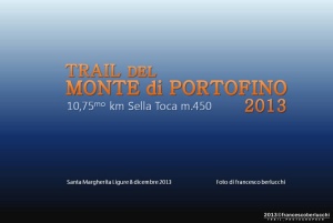 TRAIL DEL MONTE DI PORTOFINO 2013